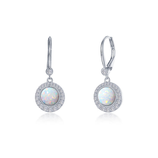 0 58 ctw halo drop earrings