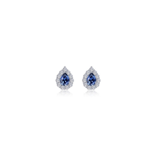 0 72 ctw pear shaped halo stud earrings 2
