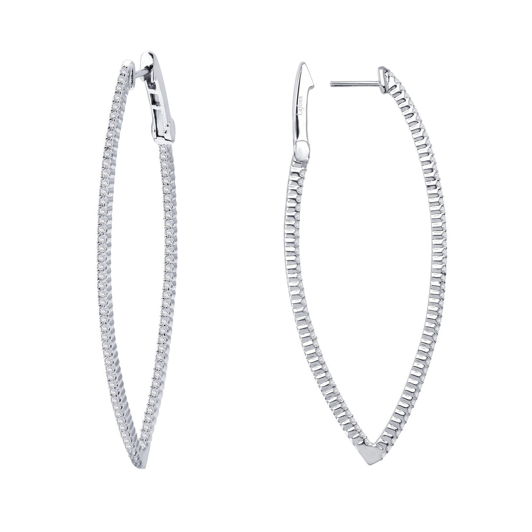 15 mm x 55 mm Hoop Earrings