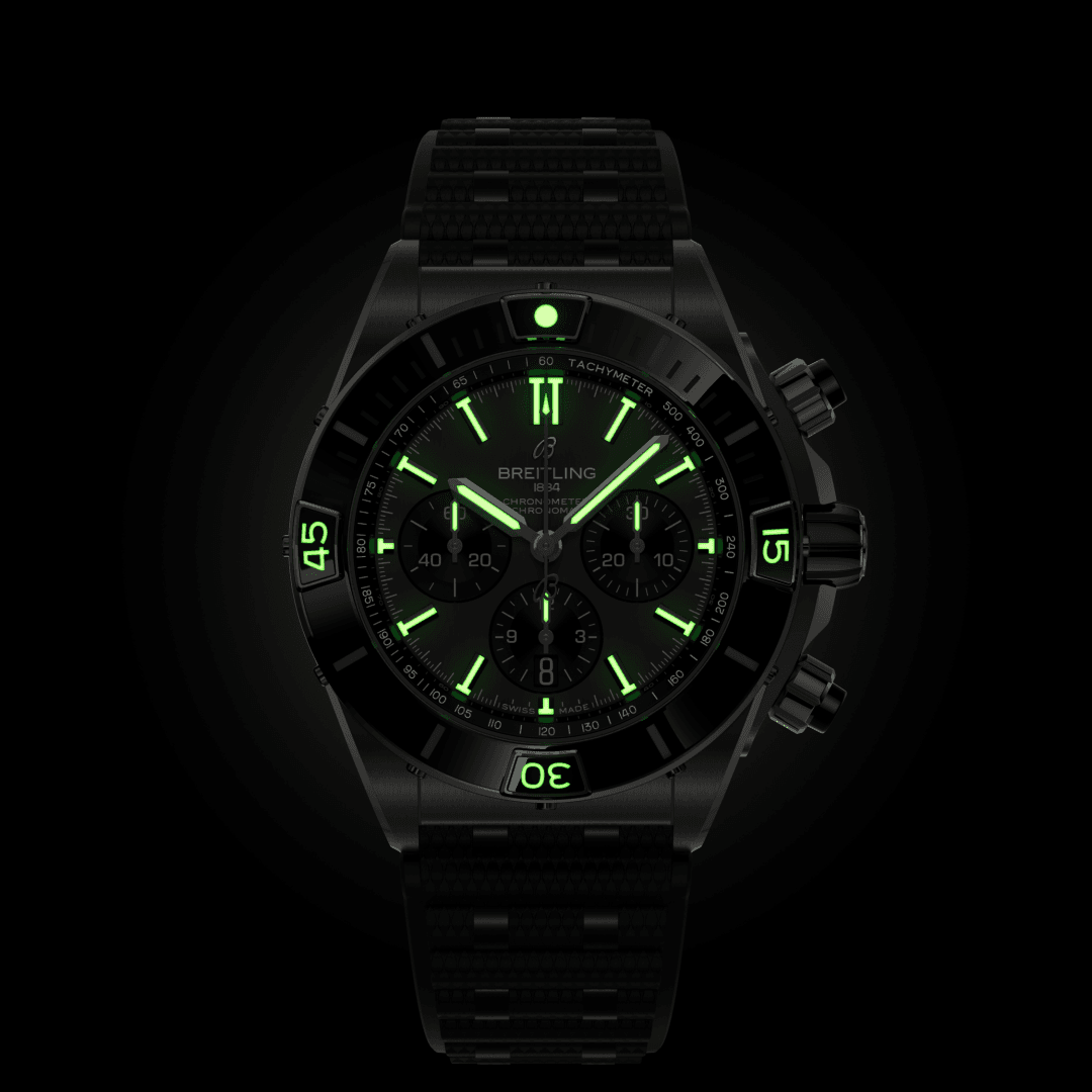breitling super chronomat b01 44 watch eb0136251m1s1