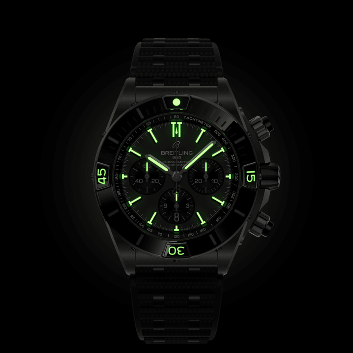 breitling super chronomat b01 44 watch eb0136251m1s1