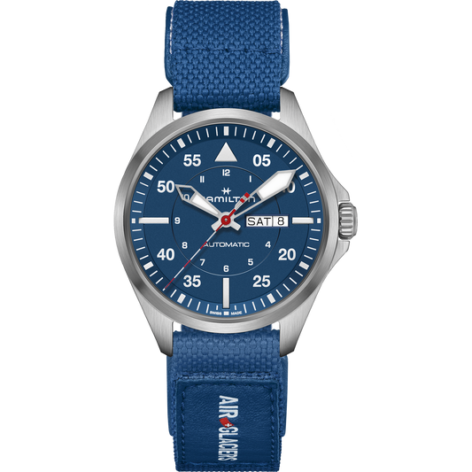 Hamilton Khaki Aviation Pilot Day Date Auto - Air-Glaciers Edition H64655941