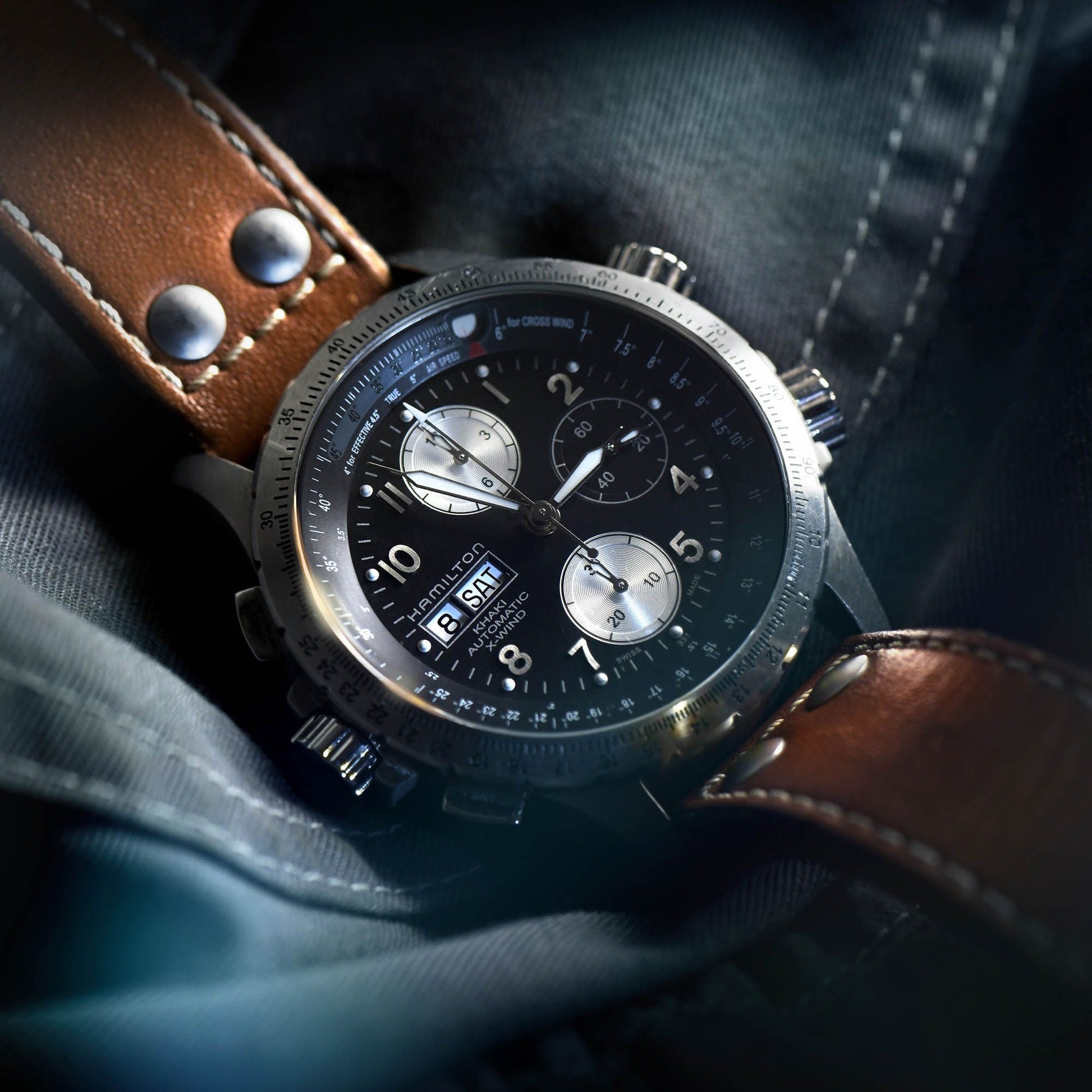 Hamilton Khaki AviationX-Wind Auto Chrono H77616533
