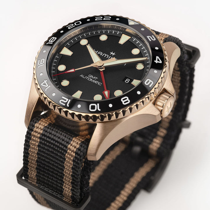 Hamilton Khaki Navy Scuba Automatic GMT 43mm Bronze H82565930