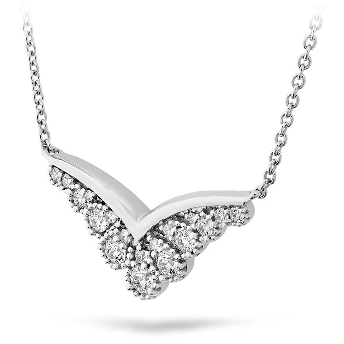 0.35 ctw. Behati Silhouette Power Pendant in 18K White Gold