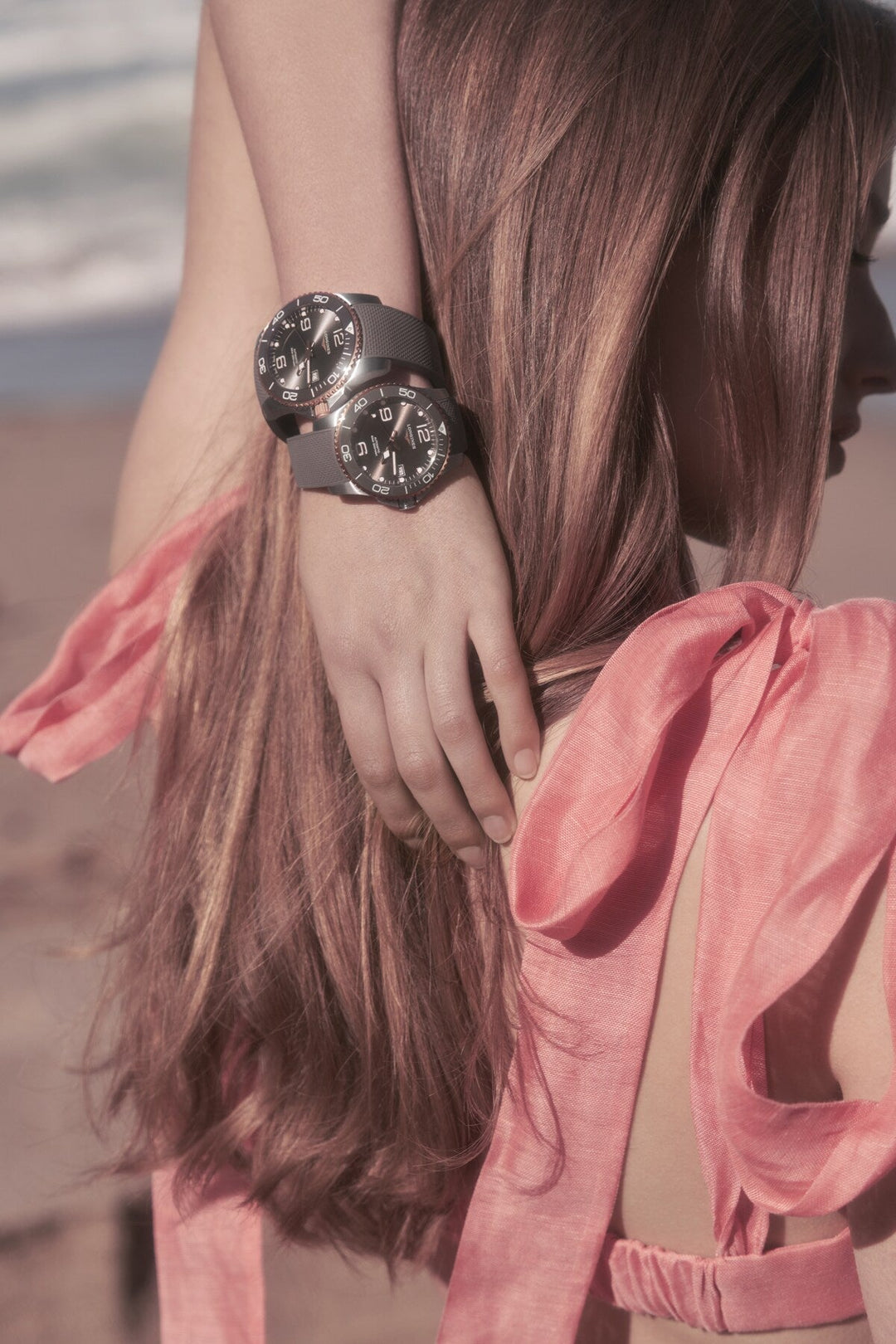 Hydroconquest Automatic Watch, Ø 39.00 Mm, Stainless Steel And Ceramic Bezel.