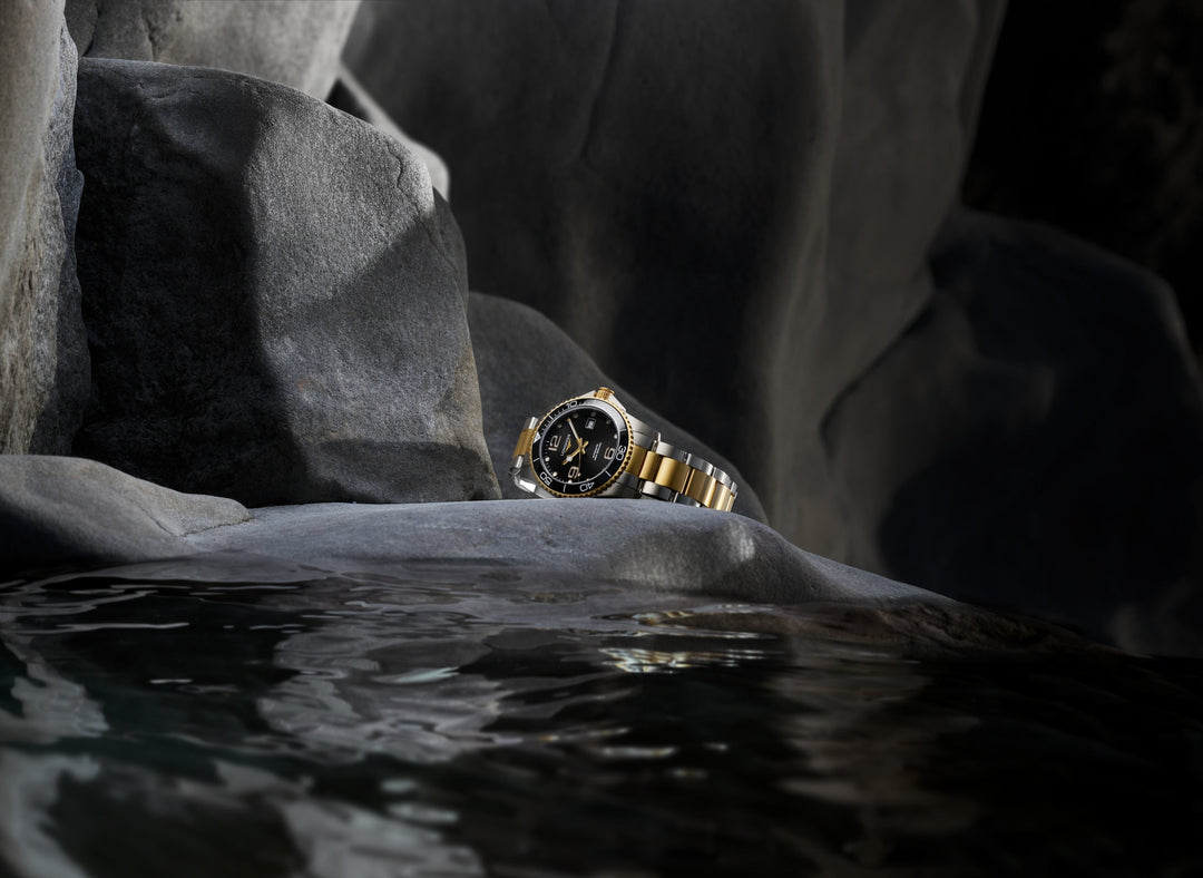 Hydroconquest Automatic Watch, Ø 41.00 Mm, Stainless Steel And Ceramic Bezel.