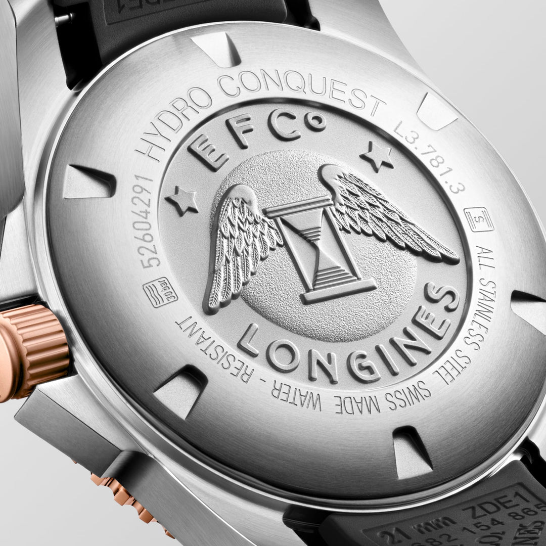 Hydroconquest Automatic Watch, Ø 41.00 Mm, Stainless Steel And Ceramic Bezel.