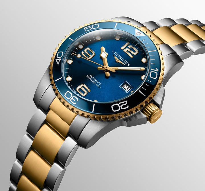 Hydroconquest Automatic Watch, Ø 41.00 Mm, Stainless Steel And Ceramic Bezel.