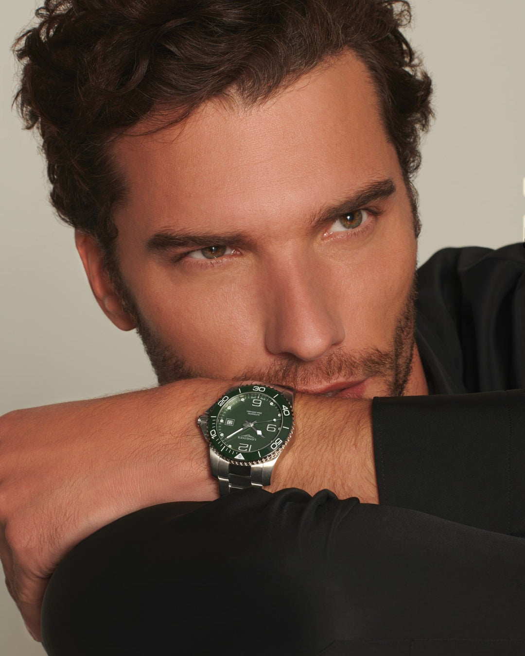 Hydroconquest Automatic Watch, Ø 41.00 Mm, Stainless Steel And Ceramic Bezel.