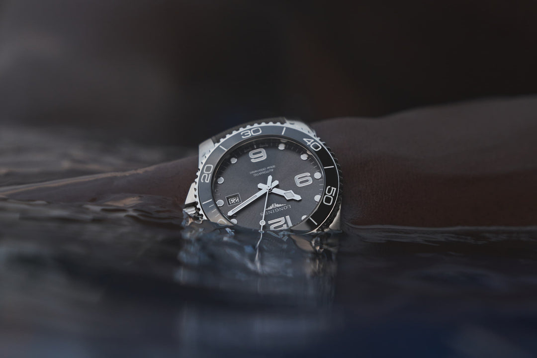 Hydroconquest Automatic Watch, Ø 41.00 Mm, Stainless Steel And Ceramic Bezel.