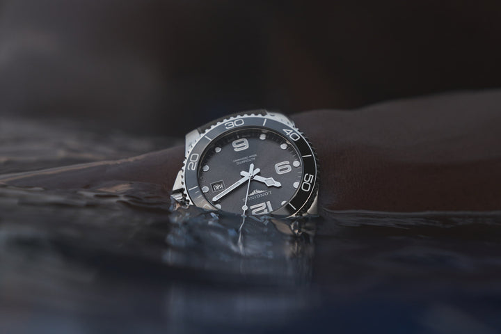 Hydroconquest Automatic Watch, Ø 41.00 Mm, Stainless Steel And Ceramic Bezel.