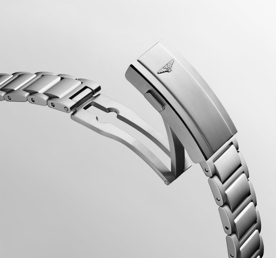 Hydroconquest Gmt Automatic Watch, Ø 41.00 Mm, Stainless Steel And Ceramic Bezel.