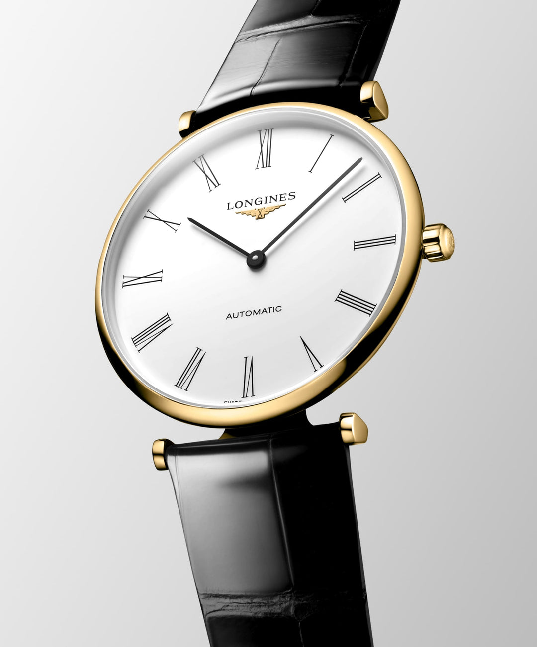 La Grande Classique De Longines Automatic Watch, Ø 38.00 Mm, Yellow Pvd Coating.