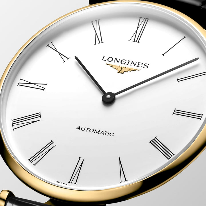 La Grande Classique De Longines Automatic Watch, Ø 38.00 Mm, Yellow Pvd Coating.