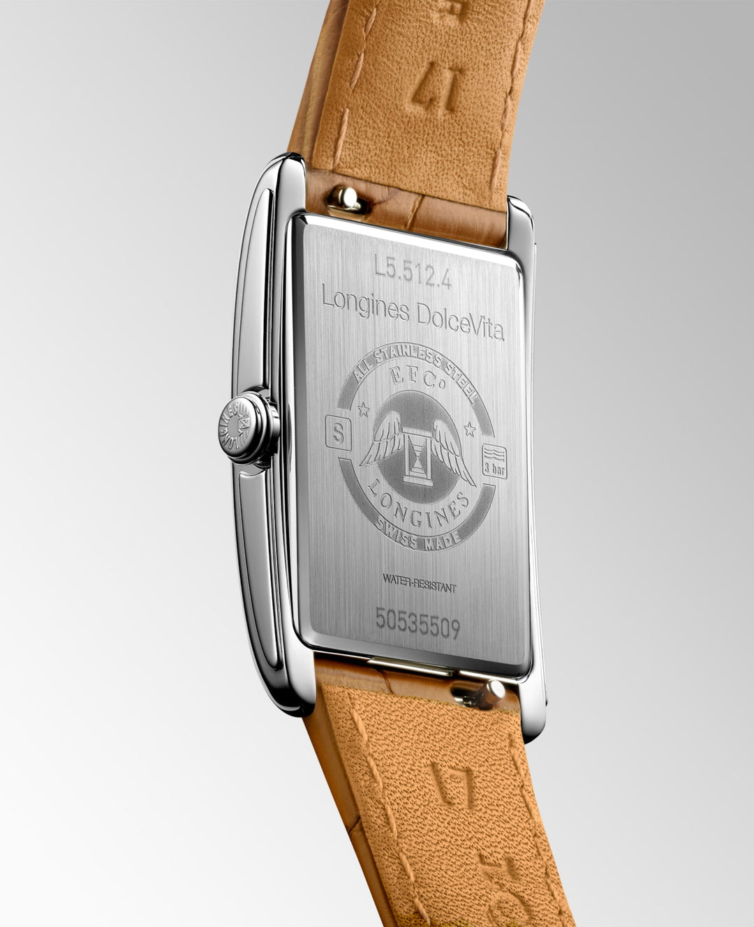 Dolcevita Quartz Watch, 23.30 X 37.00 Mm, Stainless Steel.