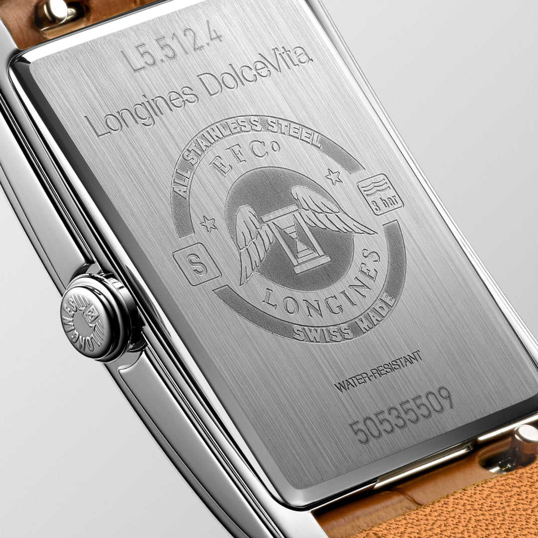 Dolcevita Quartz Watch, 23.30 X 37.00 Mm, Stainless Steel.