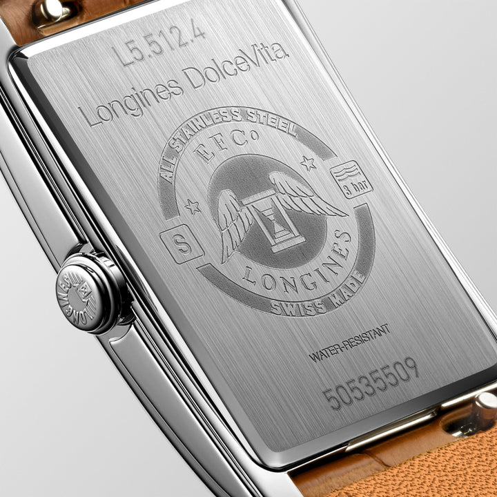 Dolcevita Quartz Watch, 23.30 X 37.00 Mm, Stainless Steel.
