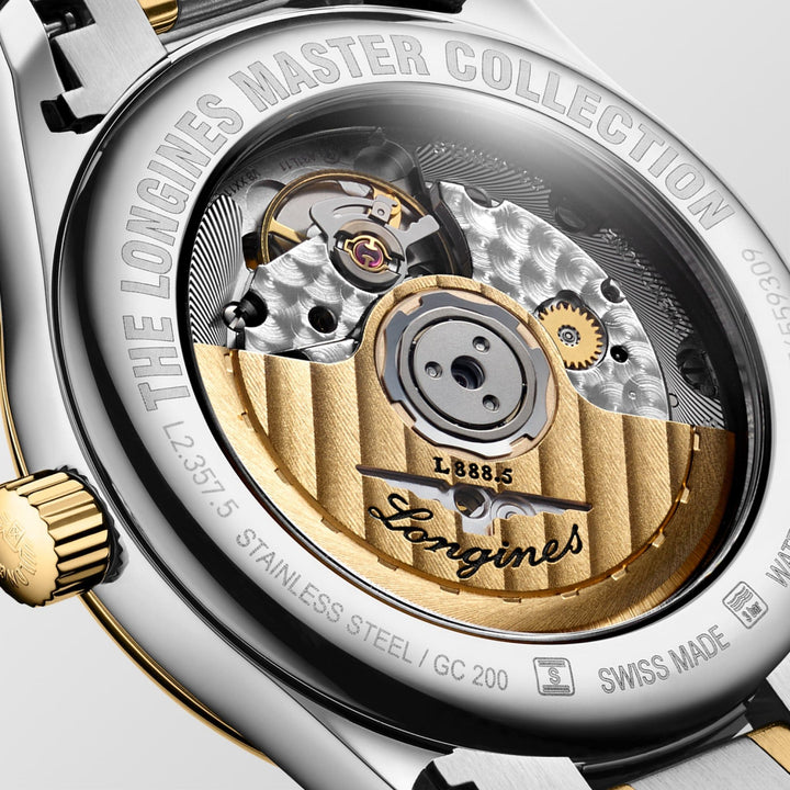 Master Collection Automatic Watch, Ø 34.00 Mm, Stainless Steel And 18 Karat Yellow Gold Cap 200.