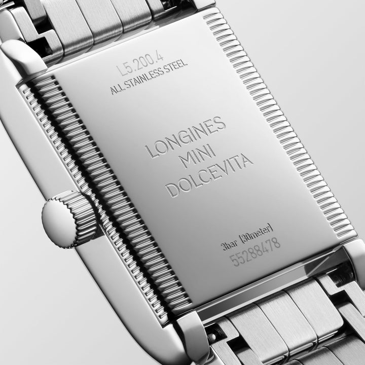 Mini Dolcevita Quartz Watch, 21.50 X 29.00 Mm, Stainless Steel.