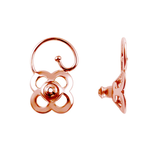 lux clover earring backing