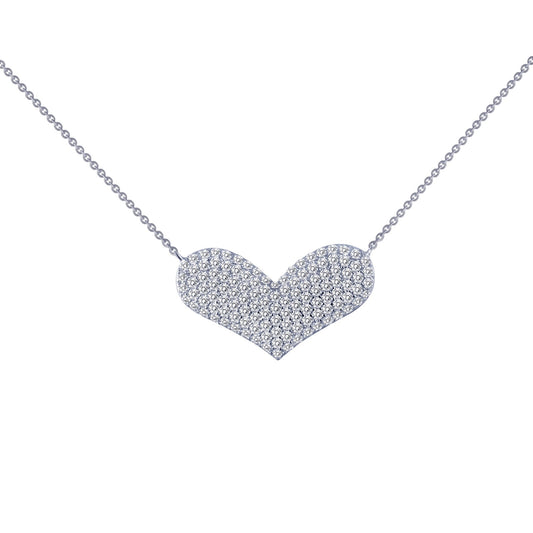 1 21 ctw heart necklace