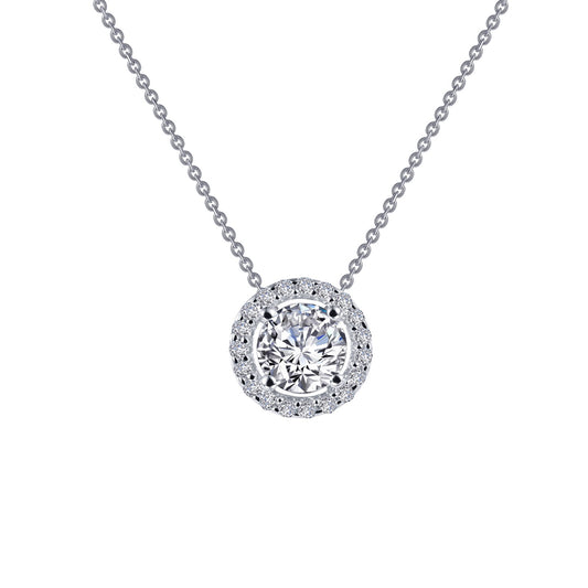 0 62 ctw round halo necklace 1
