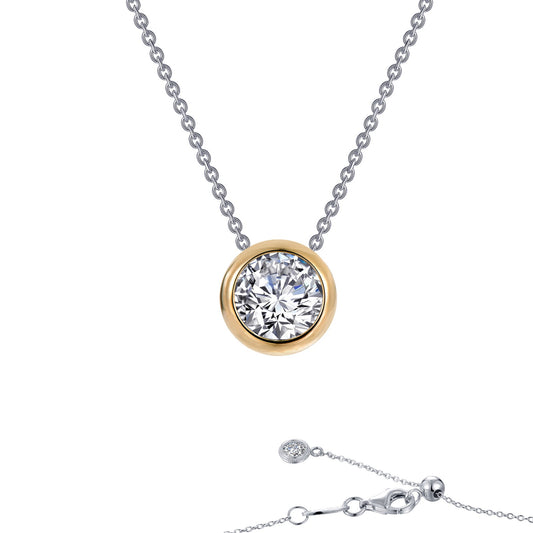 solitaire slider necklace