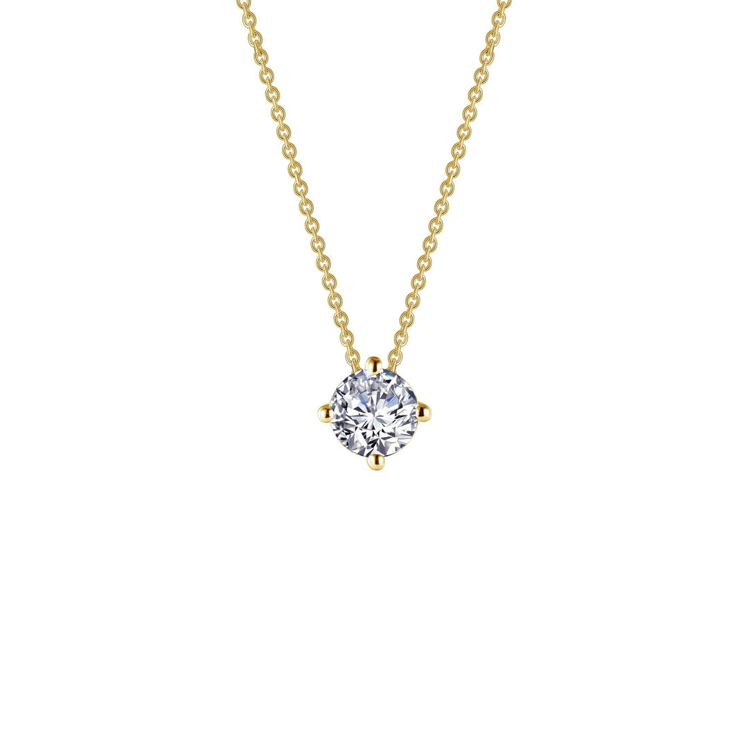 1.0 CTW Solitaire Necklace