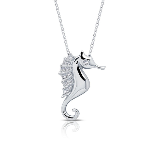 whimsical seahorse necklace