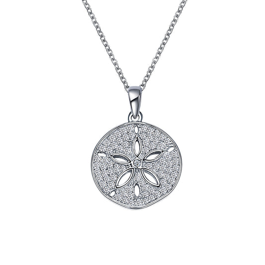 0 99 ctw sand dollar necklace