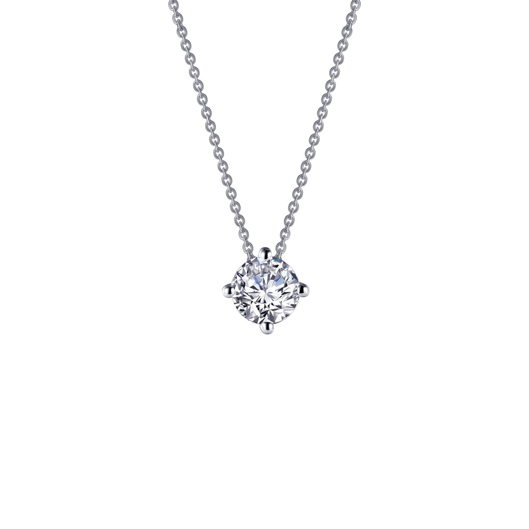 1 25 ctw solitaire necklace