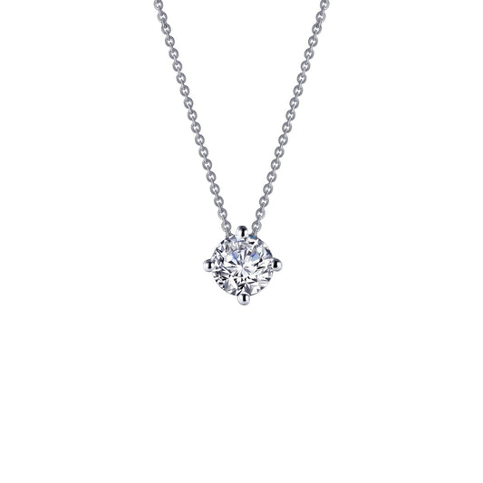 1 25 ctw solitaire necklace
