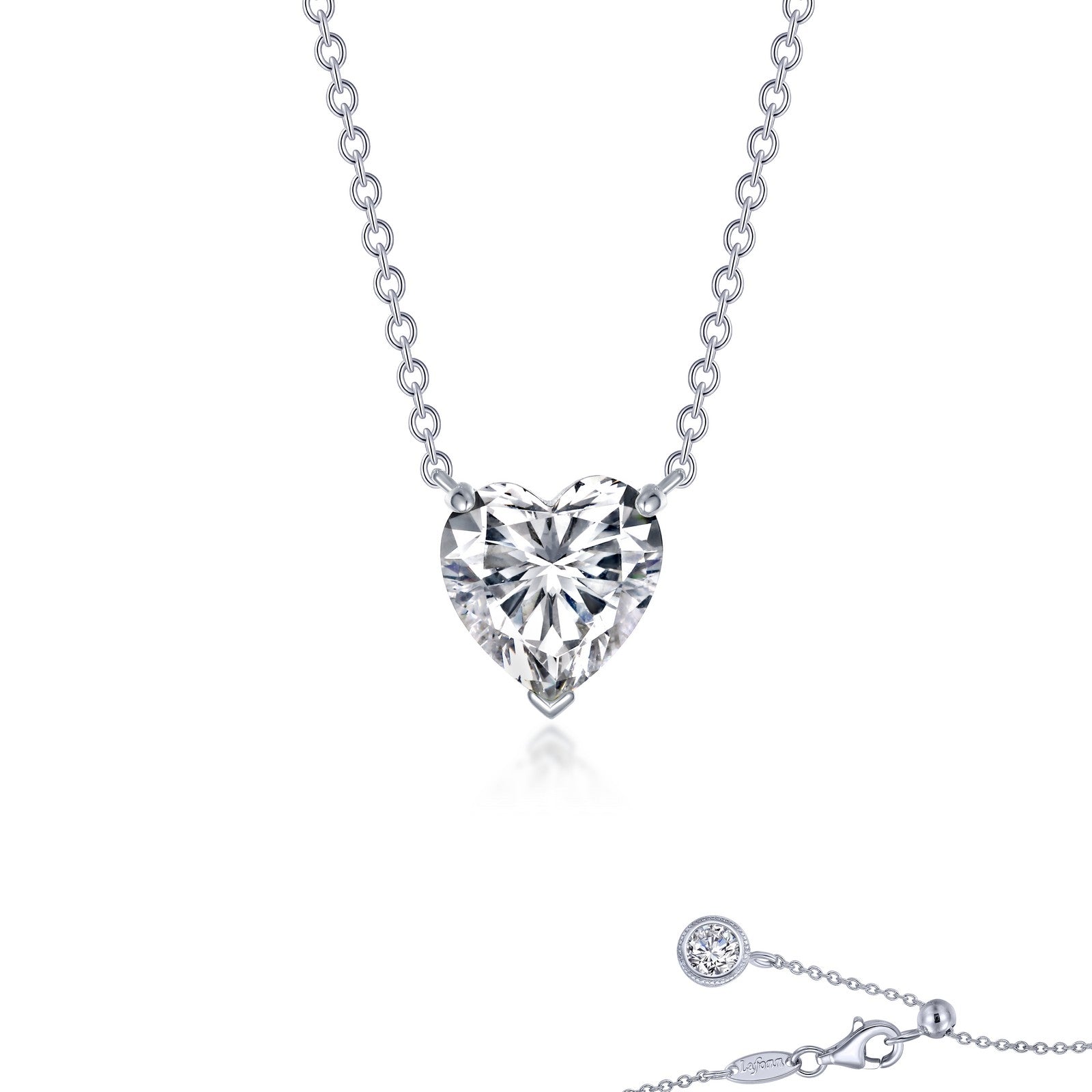 heart solitaire necklace