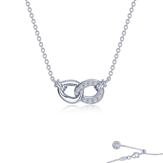interlocking circles necklace