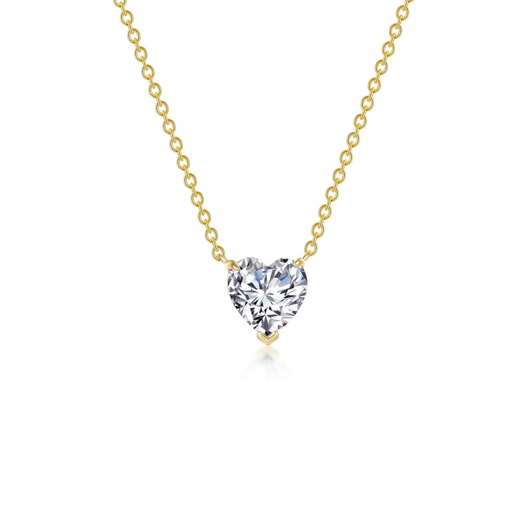 heart solitaire necklace 2