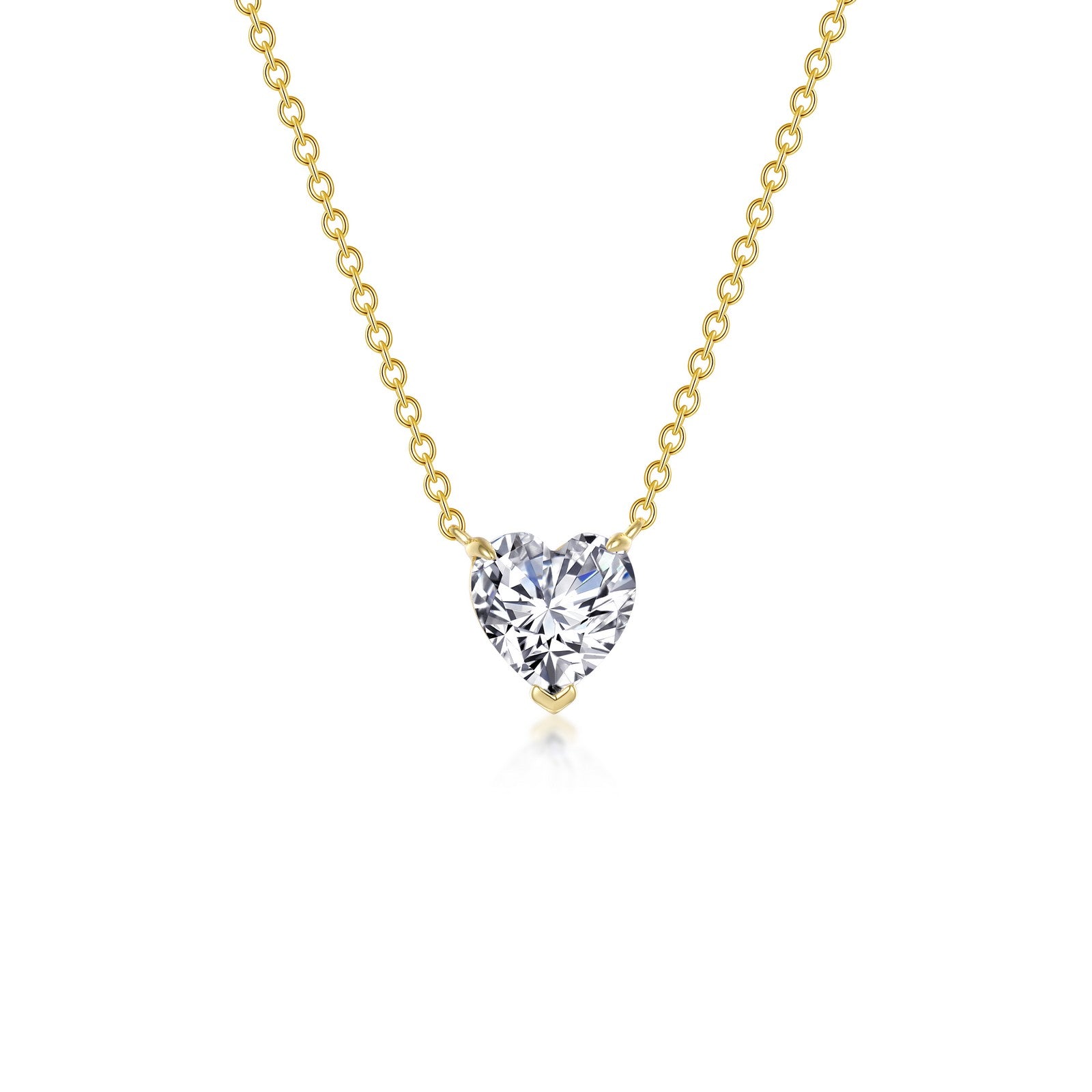 heart solitaire necklace 2