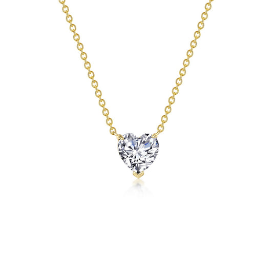 heart solitaire necklace 2