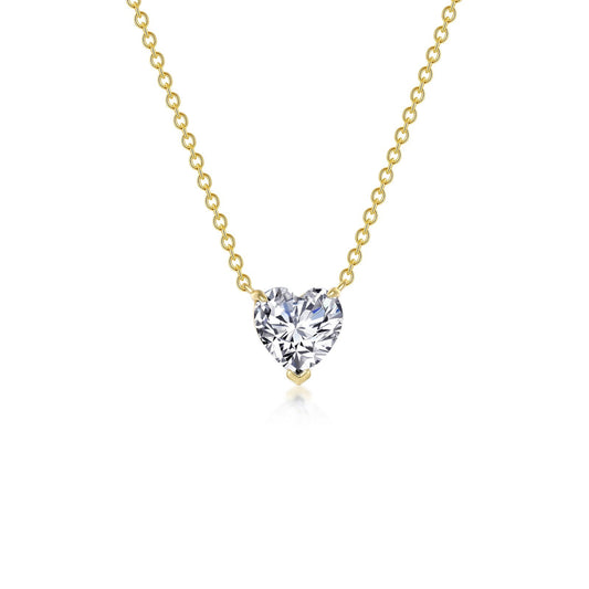heart solitaire necklace 2