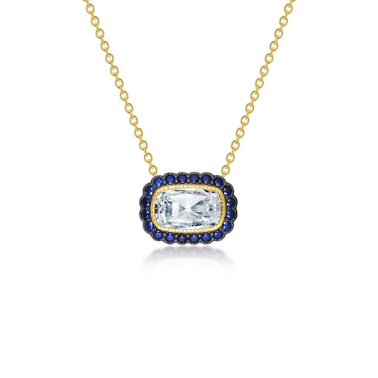 vintage inspired halo necklace