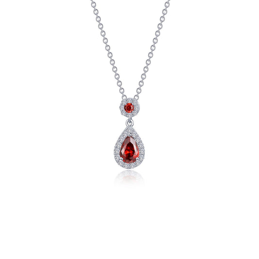 oval halo necklace 5