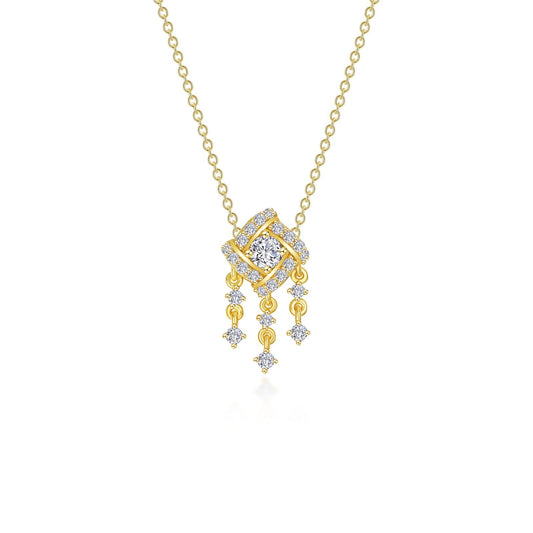 mini chandelier necklace