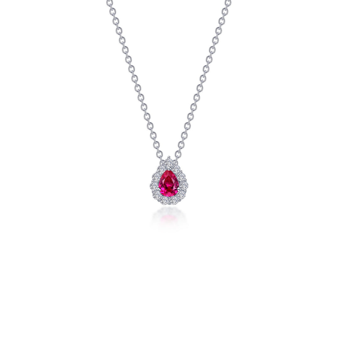 0 61 ctw pear shaped halo necklace 1