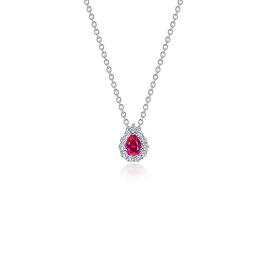 0 61 ctw pear shaped halo necklace 1