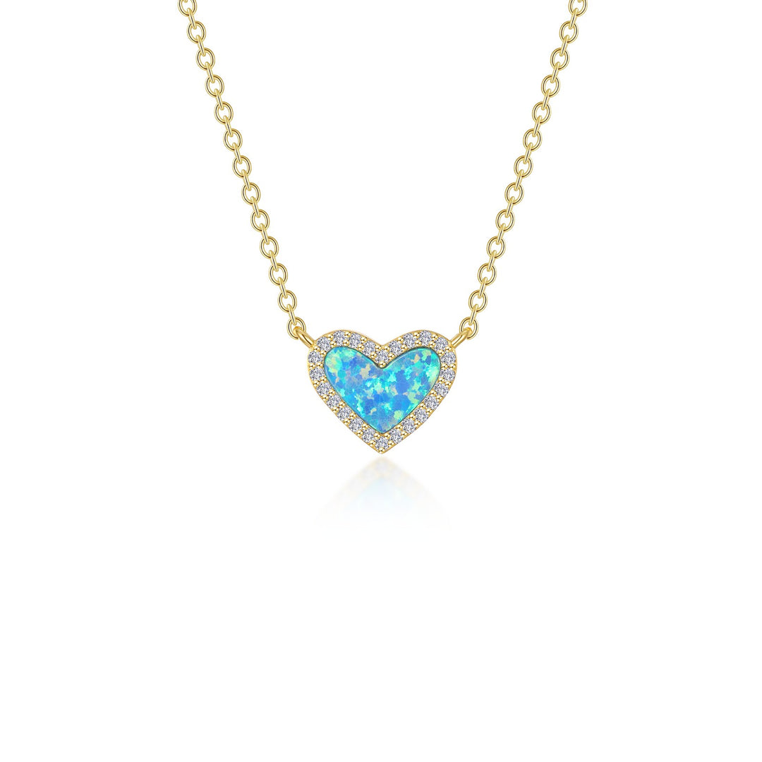 halo heart necklace 1