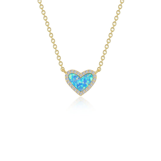 halo heart necklace 1