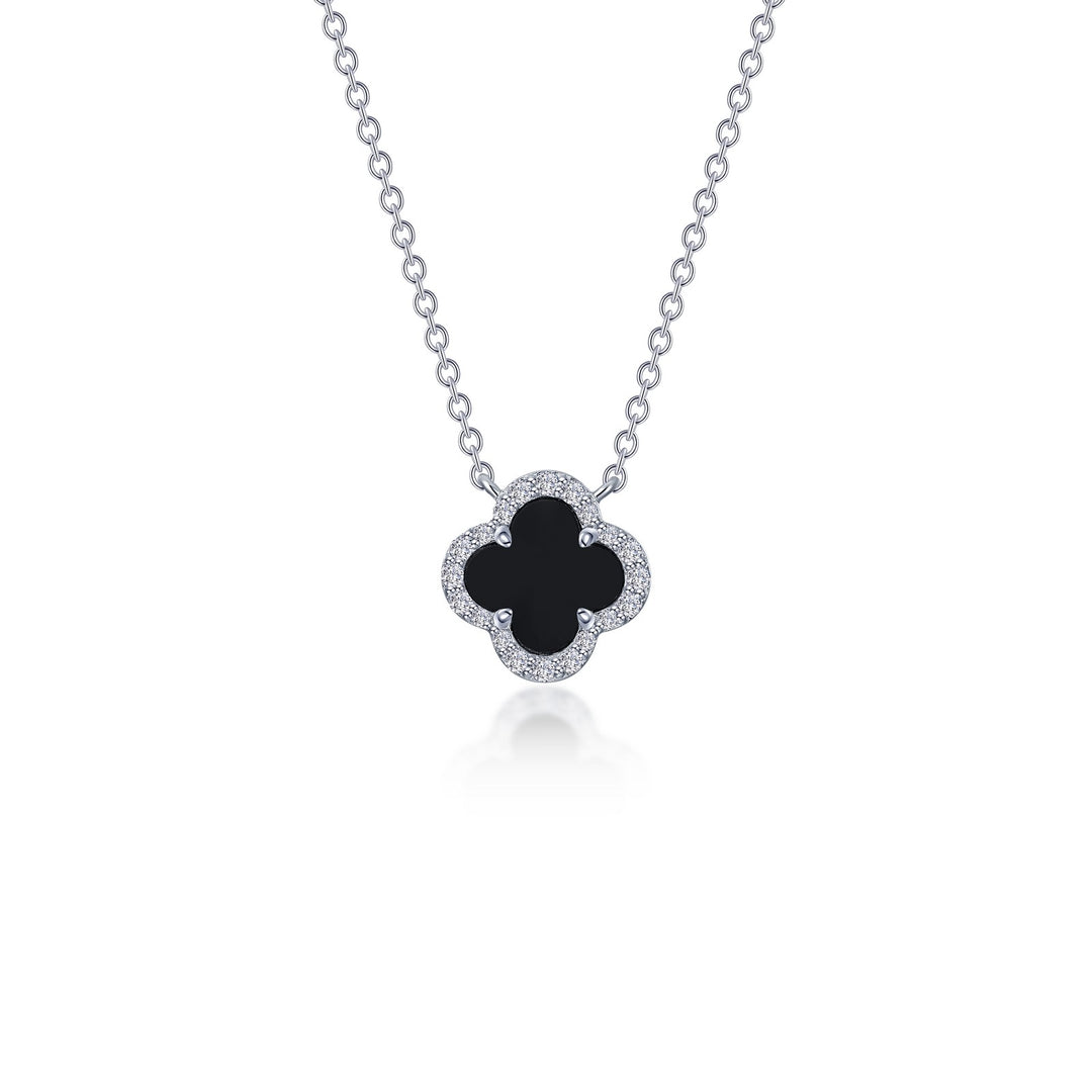 0.49 CTW Halo Necklace