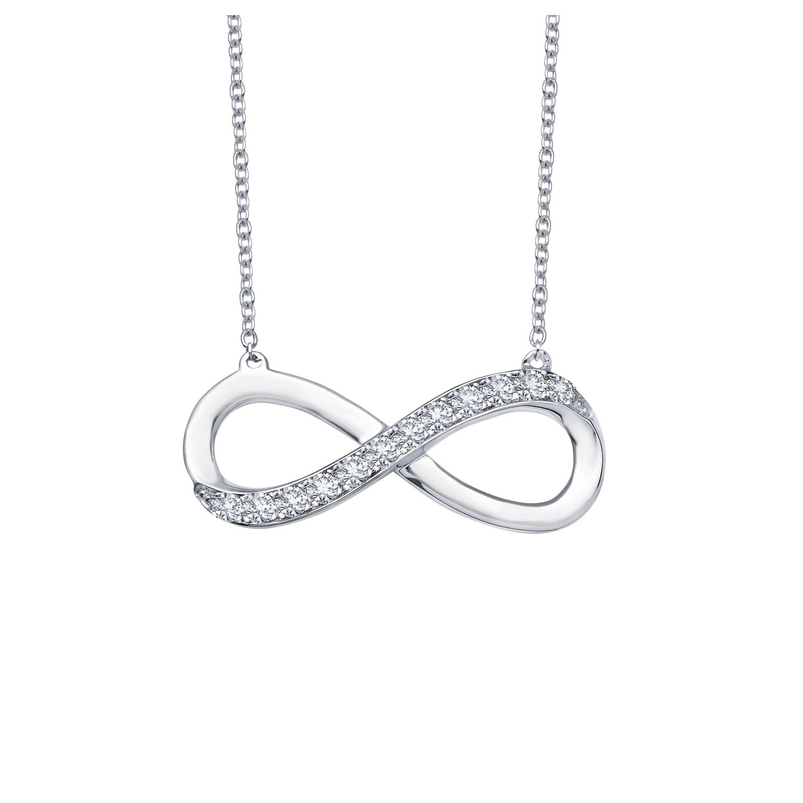 0 24 ctw infinity necklace