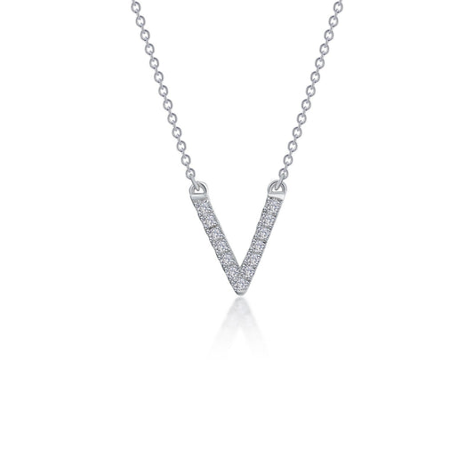 modern v shaped necklace