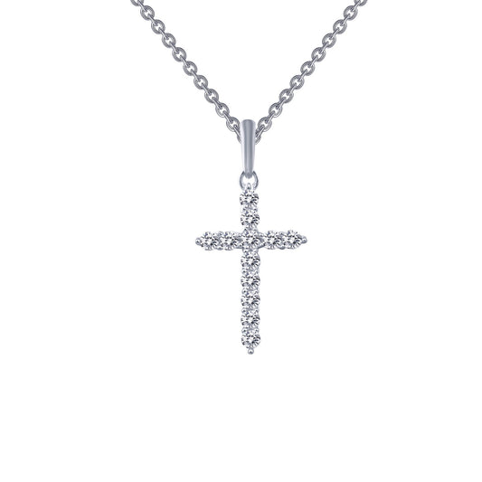 0 36 ctw cross pendant necklace